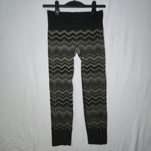 Lululemon Ebb To Street Pants Size 6 Heathered Chevron Green